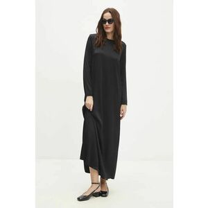 Answear Lab rochie culoarea negru, maxi, drept imagine