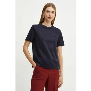 Max Mara Leisure tricou din bumbac femei, culoarea albastru marin, 2426946038600 imagine