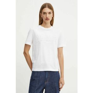 Max Mara Leisure tricou din bumbac femei, culoarea alb, 2426946038600 imagine