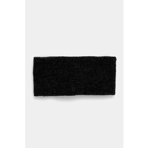 Buff bentita de lana MERINO FLEECE culoarea negru, 129451 imagine