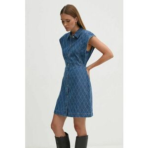 Pepe Jeans rochie jeans CHEY mini, mulata, PL953554 imagine