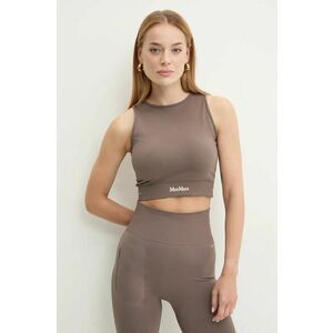 Max Mara Leisure top femei, culoarea maro, 2426366208600 imagine