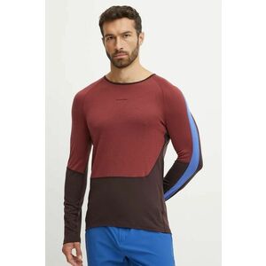 Icebreaker longsleeve funcțional Merino 200 Sonebula culoarea bordo, IB0A56QH02O1 imagine