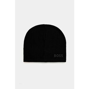 Boss Green caciula culoarea negru, de lana, 50517704 imagine