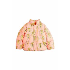 Mini Rodini geaca copii Winter flowers culoarea roz, 2471011328 imagine