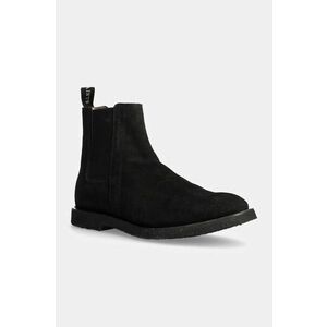 AllSaints botine din piele intoarsa Rhett Suede Boot barbati, culoarea negru, M046FB imagine