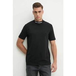 Karl Lagerfeld tricou barbati, culoarea negru, cu imprimeu, 544221.755156 imagine