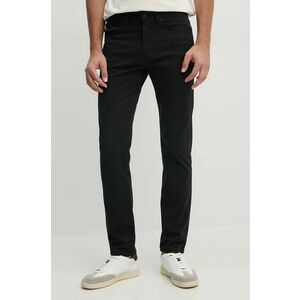 BOSS pantaloni barbati, culoarea negru, mulata, 50524421 imagine