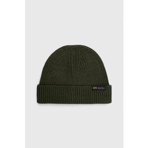 Alpha Industries căciulă Dockers Beanie culoarea verde, din țesătură uni 138905.142 imagine