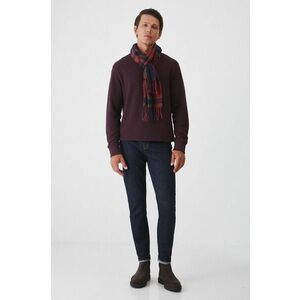 Medicine longsleeve barbati, culoarea bordo, neted imagine