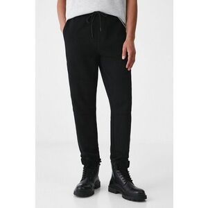 Medicine pantaloni barbati, culoarea negru, neted imagine