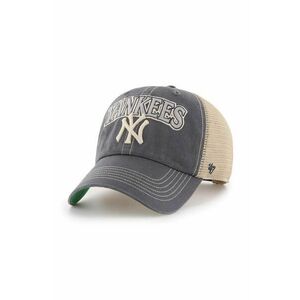 47brand sapca Mlb New York Yankees culoarea albastru marin, cu imprimeu imagine