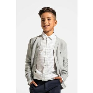 Coccodrillo cardigan copii culoarea gri, light, BACK TO SCHOOL BOY imagine