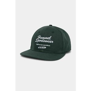 Hummel șapcă de baseball din bumbac culoarea verde, cu imprimeu, 226069 imagine