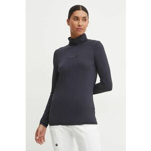 Sportalm longsleeve femei, culoarea negru, cu guler, 1852520699 imagine