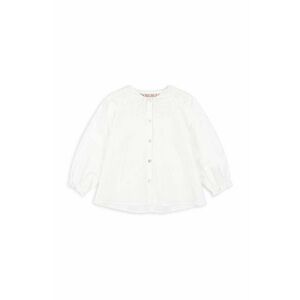 Konges Sløjd camasa de bumbac pentru copii RILO COLLAR SHIRT GOTS culoarea alb, KS101649 imagine