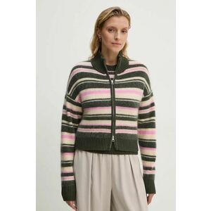 Samsoe Samsoe cardigan din lana JEANNE culoarea verde, light, F23300143 imagine