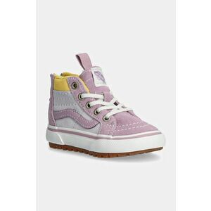 Vans adidasi de piele intoarsa pentru copii MTE SK8-Hi Zip culoarea violet, VN000D0M6GL1 imagine