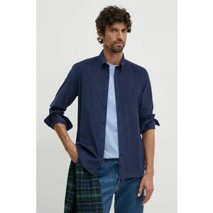 North Sails camasa din velur culoarea albastru marin, cu guler button-down, regular, 664358 imagine