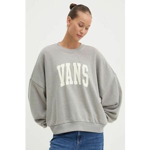 Vans bluza femei, culoarea gri, cu imprimeu, VN000HCC02F1 imagine