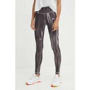 adidas Performance leggins de antrenament Strength culoarea gri, modelator, IW9991 imagine