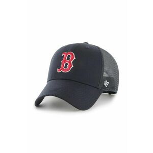 47 brand sapca MLB Boston Red Sox culoarea albastru marin, cu imprimeu, BCWS-BRSRS02CTP-NY04 imagine