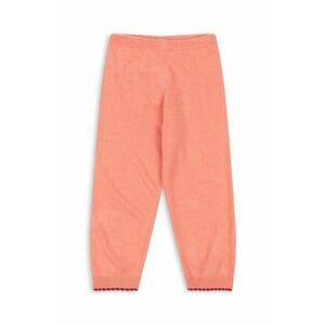 Konges Sløjd pantaloni de trening pentru copii ALEXA KNIT PANTS culoarea roz, neted, KS101391 imagine