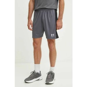 Under Armour pantaloni scurți de antrenament Challenger culoarea gri, 1379507 imagine