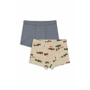 Konges Sløjd boxeri copii BASIC 2 PACK BOY BOXERS GOTS 2-pack culoarea bej, KS101405 imagine