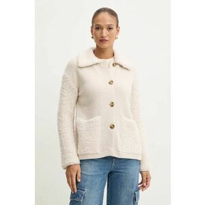 Marella cardigan din lana culoarea bej, 2423906045200 imagine