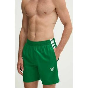 adidas Originals pantaloni scurti de baie culoarea verde, IY1552 imagine