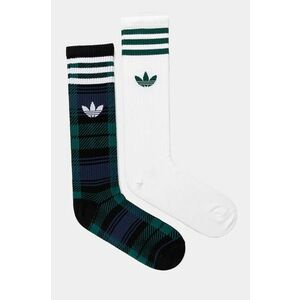 adidas Originals sosete 2-pack culoarea verde, IX6812 imagine