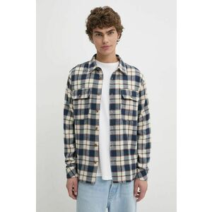 Billabong camasa din bumbac Offshore Flannel barbati, culoarea albastru marin, cu guler clasic, regular, ABYWT00281 imagine