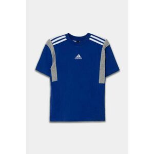 adidas tricou de bumbac pentru copii B T CB culoarea albastru marin, modelator, JH1080 imagine