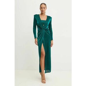 Simona Corsellini rochie culoarea verde, maxi, drept, A24CEAB045 imagine