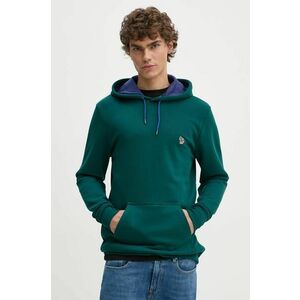 PS Paul Smith hanorac de bumbac barbati, culoarea verde, cu glugă, cu imprimeu, M2R.284SZ.N21116 imagine