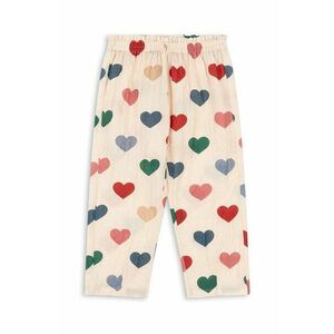 Konges Sløjd pantaloni de trening pentru copii ELIN PANTS GOTS culoarea bej, modelator, KS101497 imagine