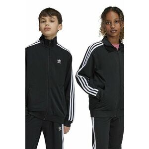 adidas Originals bluza copii FIREBIRD TOP culoarea negru, cu imprimeu, IY9800 imagine