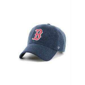 47 brand șapcă de baseball din bumbac MLB Boston Red Sox culoarea albastru marin, cu imprimeu, B-THCKC02EWS-NY imagine