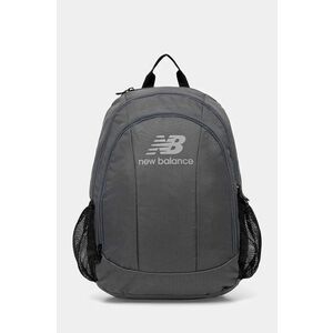 New Balance rucsac culoarea gri, mare, neted, LAB23181GT imagine