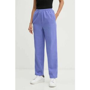 American Vintage pantaloni de trening culoarea violet, neted, DAK10AH24 imagine