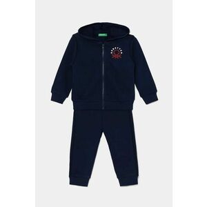 United Colors of Benetton trening de bumbac pentru copii culoarea albastru marin, 3J68GK00L imagine