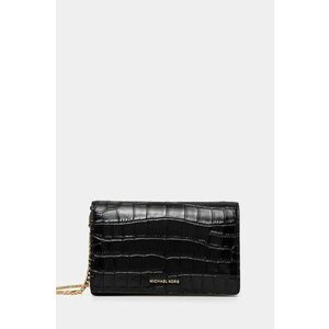 MICHAEL Michael Kors poseta de piele culoarea negru, 32F4GJ6C8E imagine