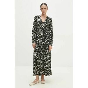Answear Lab rochie culoarea negru, maxi, evazati imagine