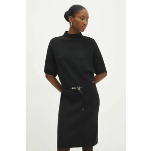 Answear Lab rochie culoarea negru, mini, oversize imagine