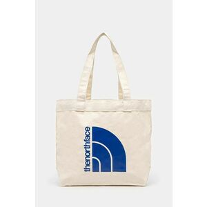 The North Face geantă de bumbac Cotton Tote culoarea bej, NF0A3VWQVEN1 imagine