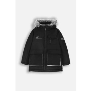 Coccodrillo geacă pentru copii culoarea negru, OUTERWEAR BOY KIDS imagine