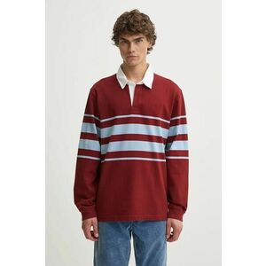 Levi's longsleeve din bumbac culoarea maro, modelator, A4845 imagine