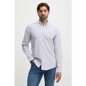 BOSS cămașă din bumbac barbati, cu guler button-down, slim, 50520275 imagine