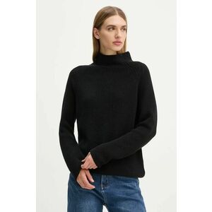 Marc O'Polo pulover de bumbac culoarea negru, cu turtleneck, 409605960009 imagine